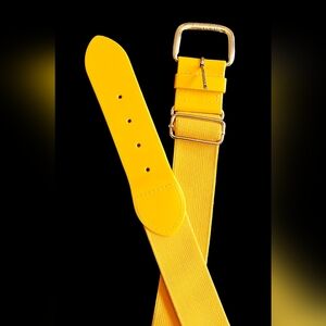 Allstar bright yellow adjustable belt